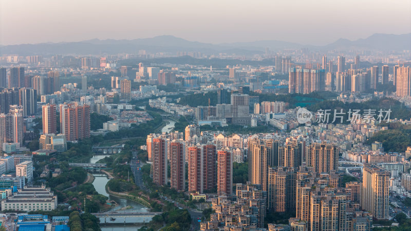 深圳龙华区城市风光