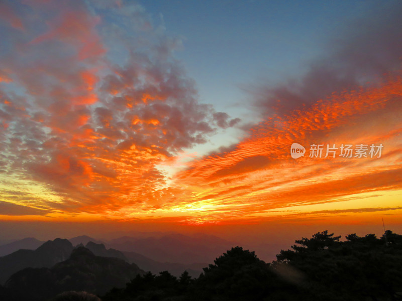 中国安徽黄山旅游风光