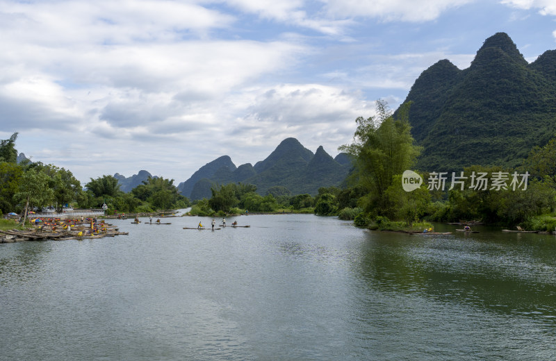 阳朔遇龙河风光