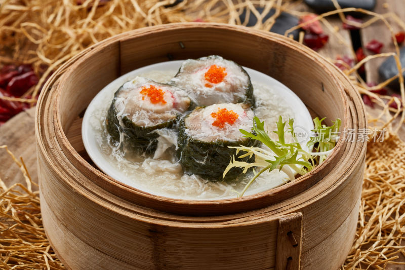 茶餐海苔肉卷蒸蛋