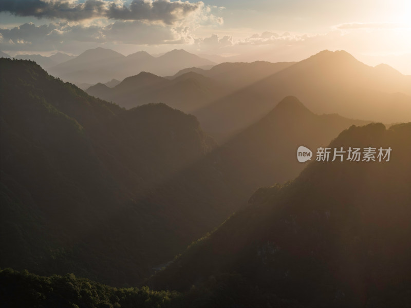 山峦层叠的永嘉高山