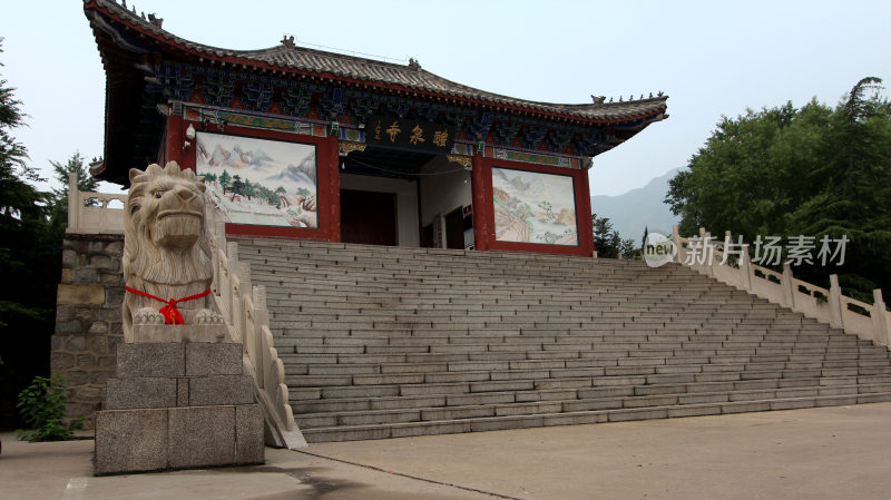 山东著名旅游景点醴泉寺建筑风格