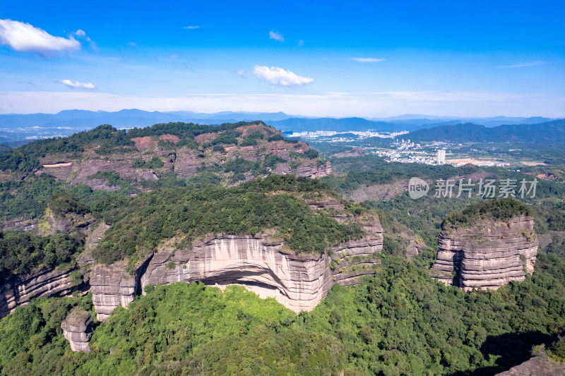 韶关丹霞山航拍图