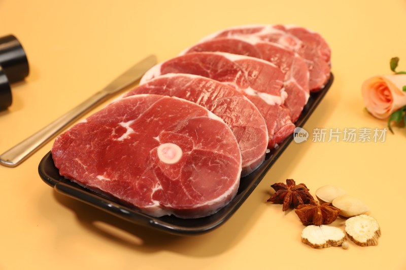 盐池滩羊 后腿切片 后腿肉 炖肉 烧烤 煎烤