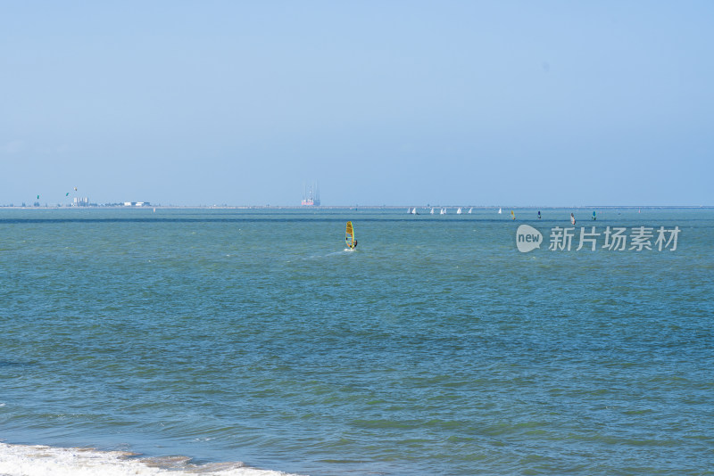 中国海南省国家帆船训练基地的海