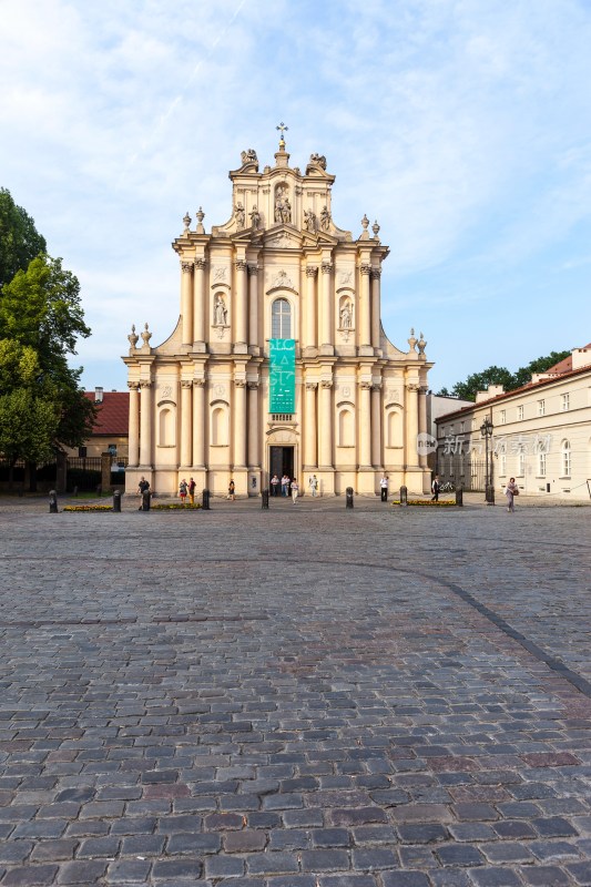 华沙老城的教堂