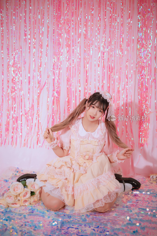 粉粉的Lolita少女写真