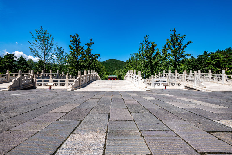 山西太原晋祠景区晋祠博物馆景点景观