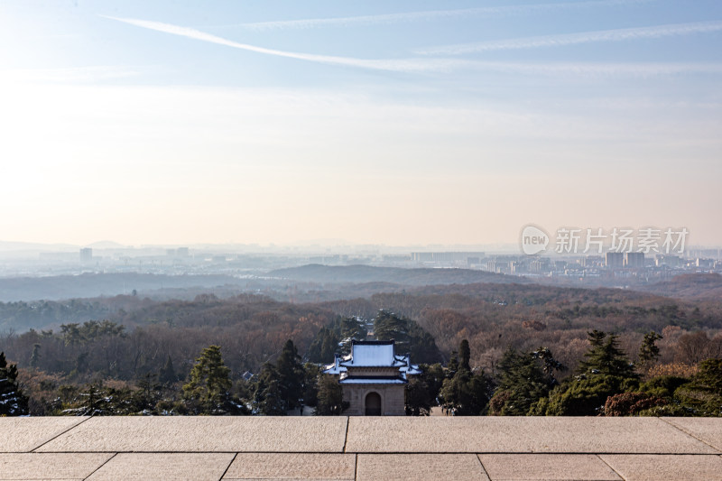 南京钟山风景区中山陵景点景观