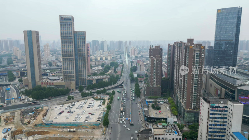 河南郑州城市建设航拍