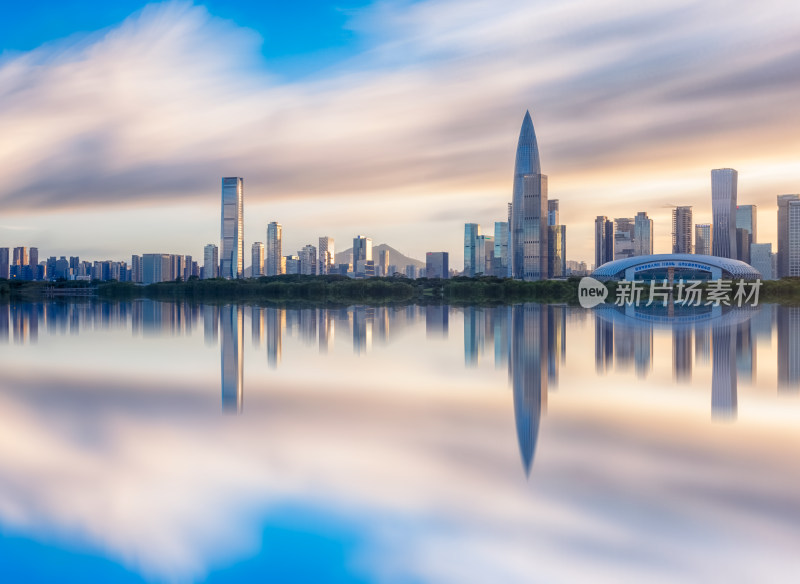 深圳湾后海天际线美景