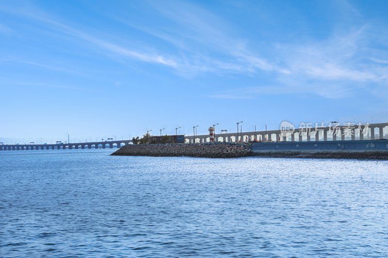 连云港羊山岛景区和田湾跨海大桥