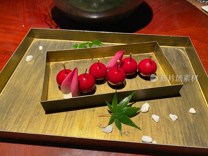 中国菜：樱桃鹅肝