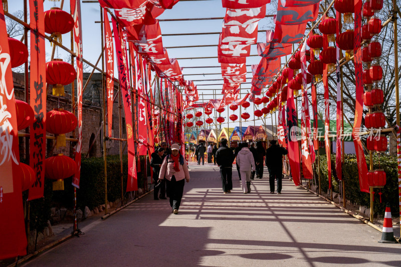 吉祥中国年，五埠村张灯结彩迎新春