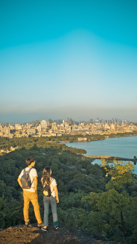 杭州西湖宝石山风景区