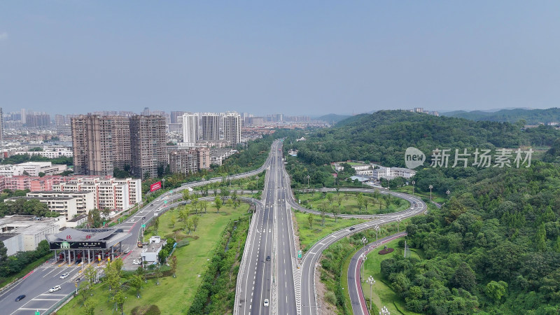 四川德阳建设德阳大景航拍