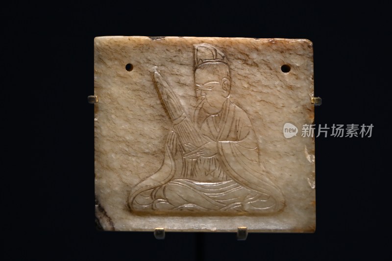 古代人物形象玉石雕刻