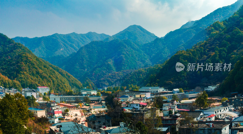 河南洛阳白云山风景区秋色