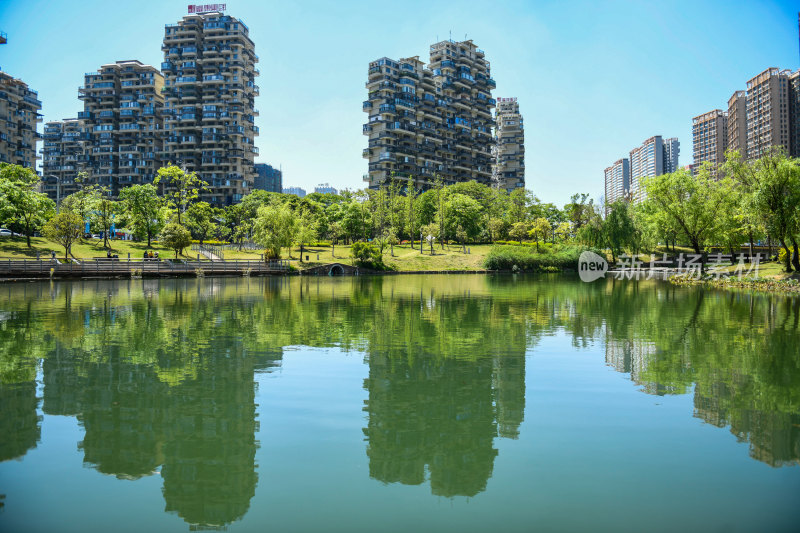 住宅楼盘小区绿化 幸福生活生态城市