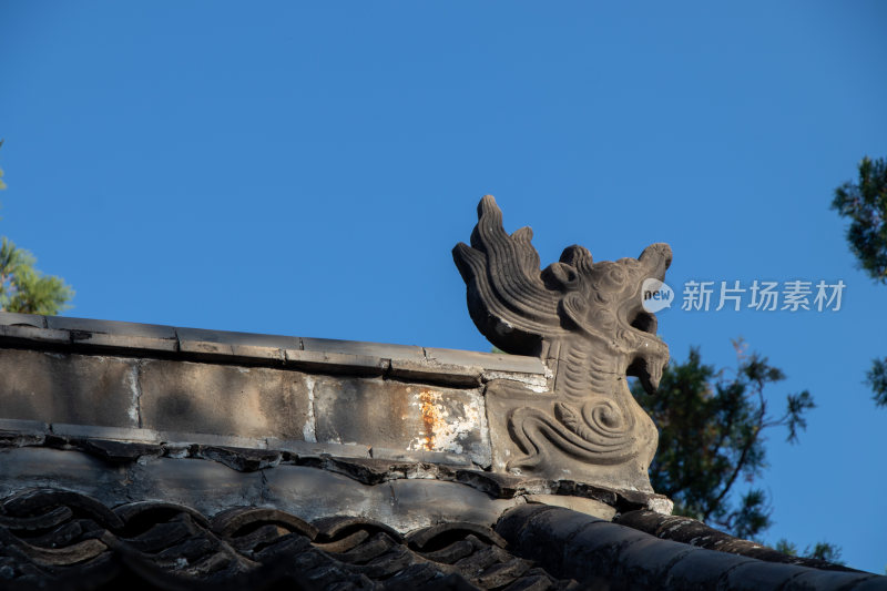 山西长治原起寺屋顶装饰