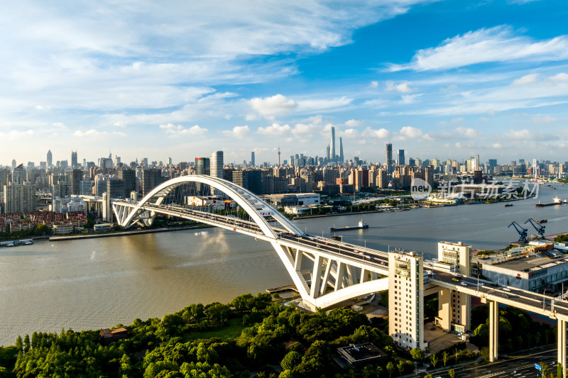 上海世博文化公园 申园 卢浦大桥 黄浦江