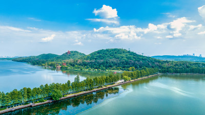 湖北武汉东湖绿道风景