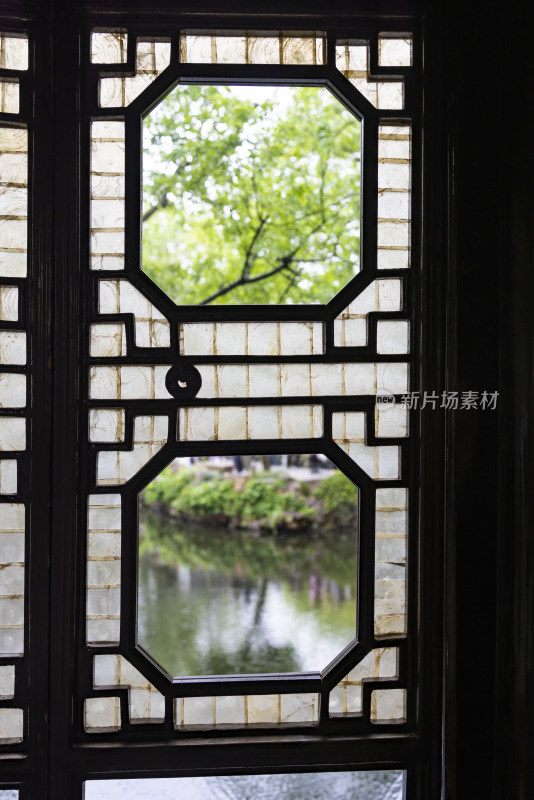 苏州园林拙政园春日美景