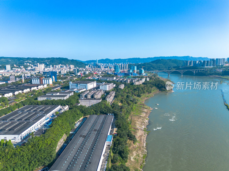 四川宜宾五粮液旅游景区航拍