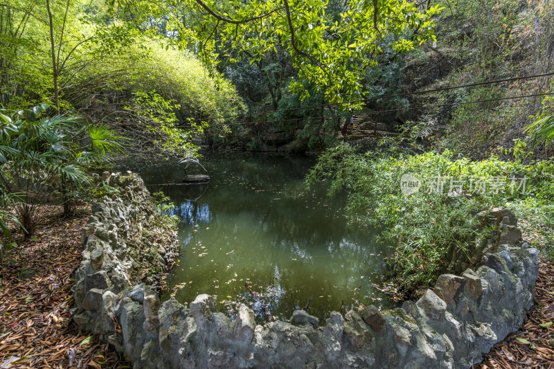 武汉江夏区白云洞景区风景