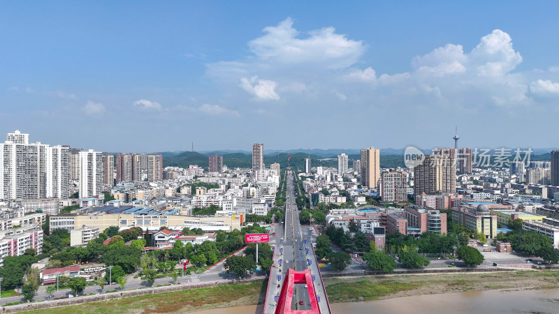 四川德阳建设德阳大景航拍