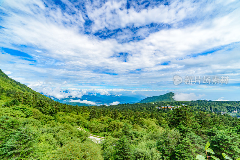 四川峨眉山自然风光