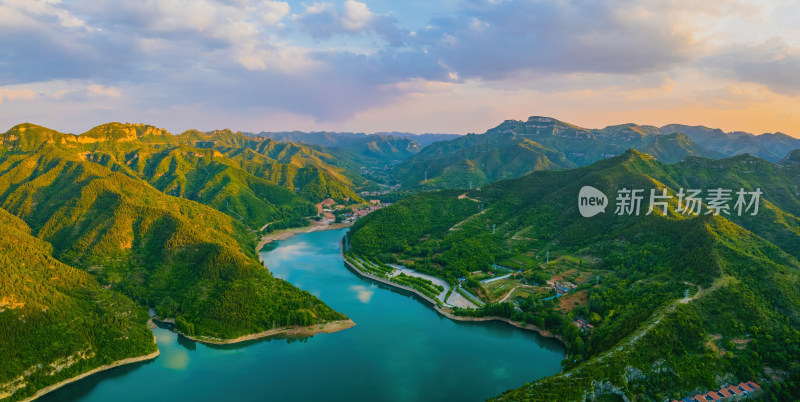 青州山水庙子泰和山景区青山绿水风景