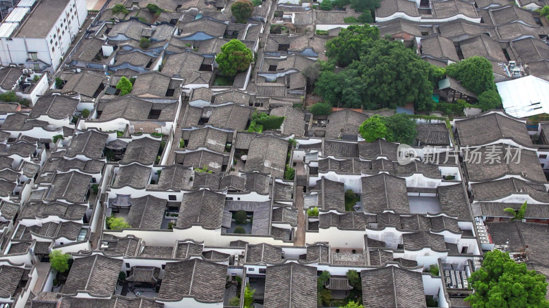 福建福州三坊七巷5A景区航拍