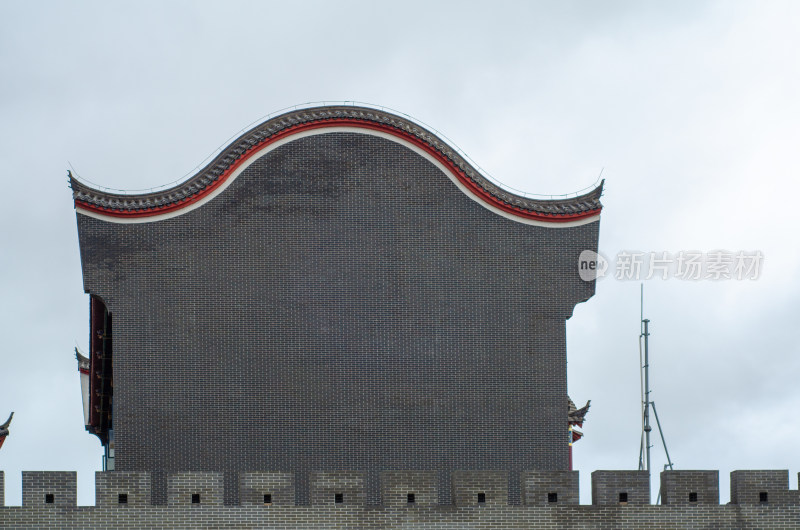 中国福建平潭岛海坛古城的城墙