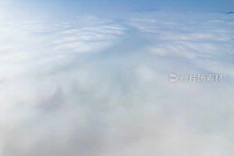 云层之上云海风景自然风光航拍图
