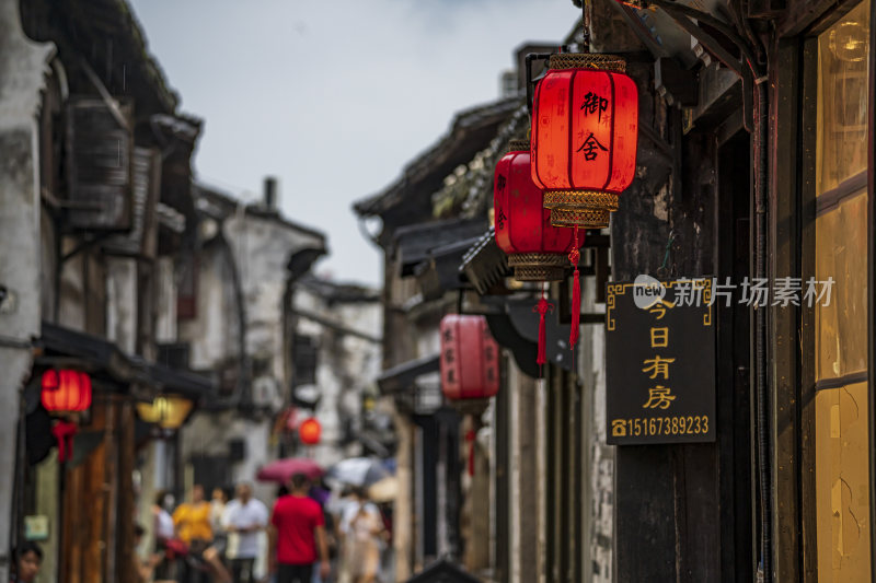 浙江嘉兴西塘古镇江南水乡风景