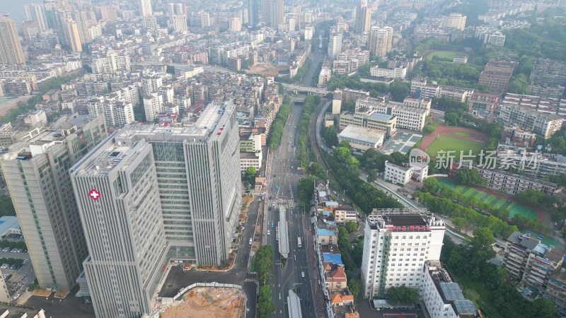 航拍湖北宜昌城市建设宜昌风光