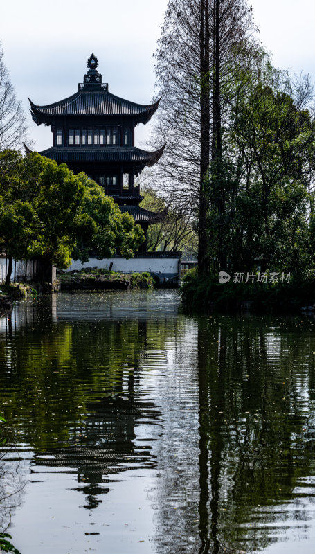 浙江绍兴柯桥柯岩鉴湖景区景点景观