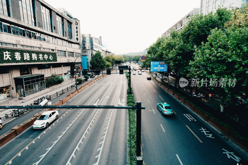 杭州交通天桥道路马路