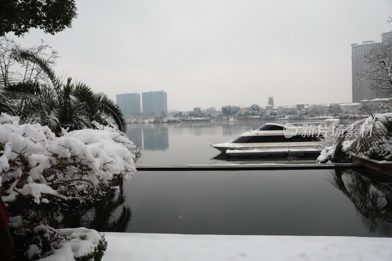 杭州闲湖城冬季建筑景观