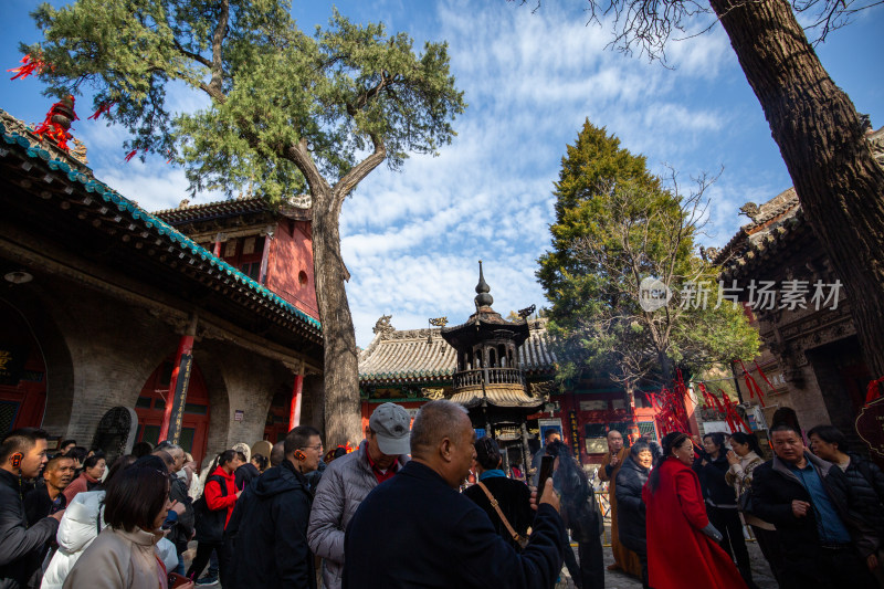 山西临汾隰县小西天景区悬塑艺术最后的绝唱