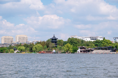 江苏泰州市望海楼景区风景