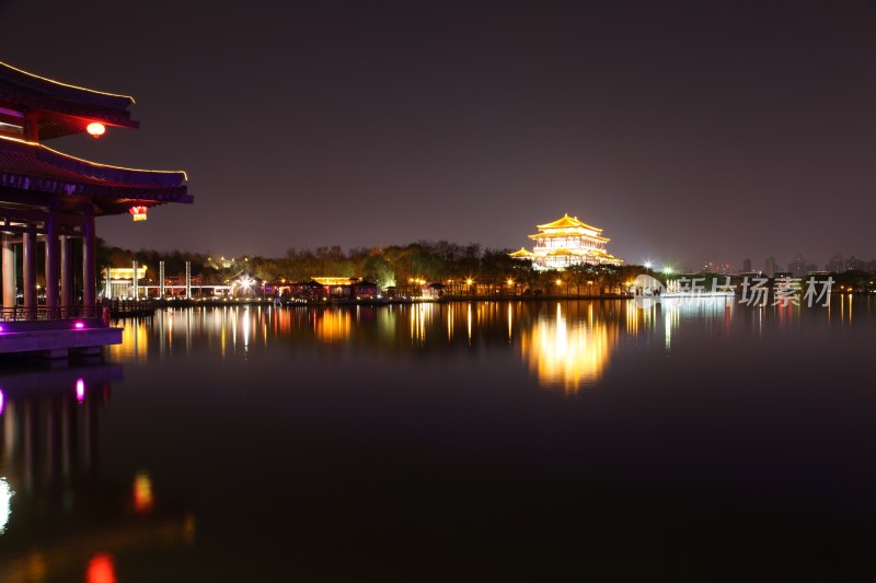 西安大唐芙蓉园夜景