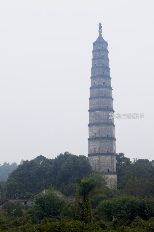 古建筑回澜塔