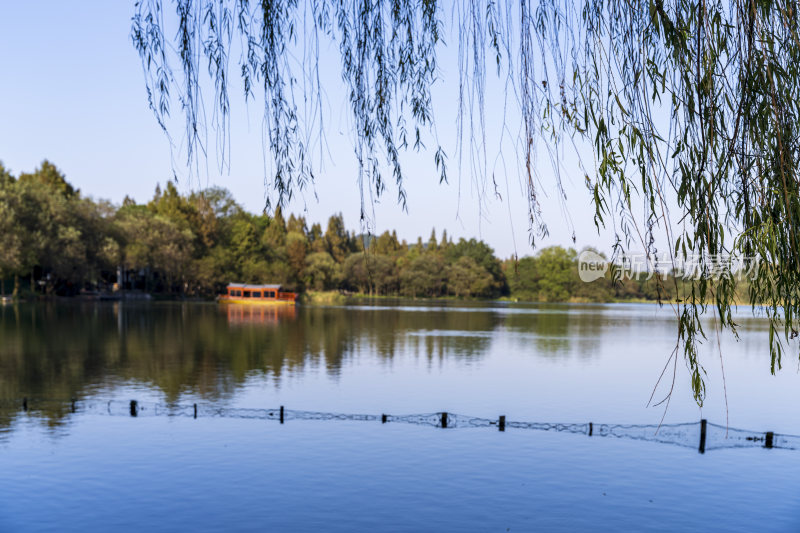 杭州西湖茅家埠江南水乡风景