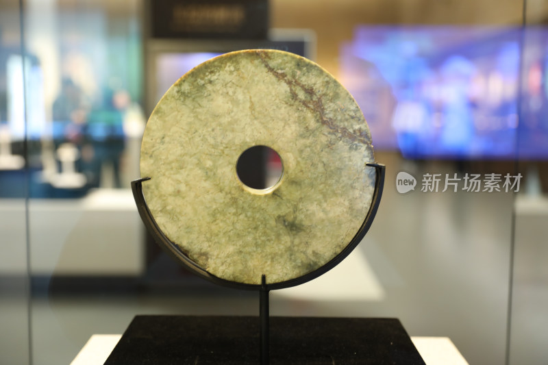 杭州良渚博物院良渚文化文物玉器玉璧