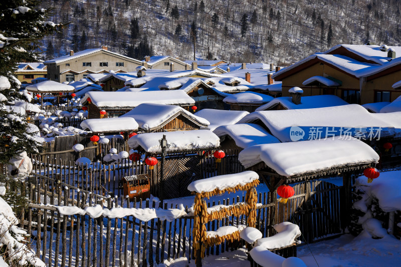 冬季黑龙江省牡丹江雪乡