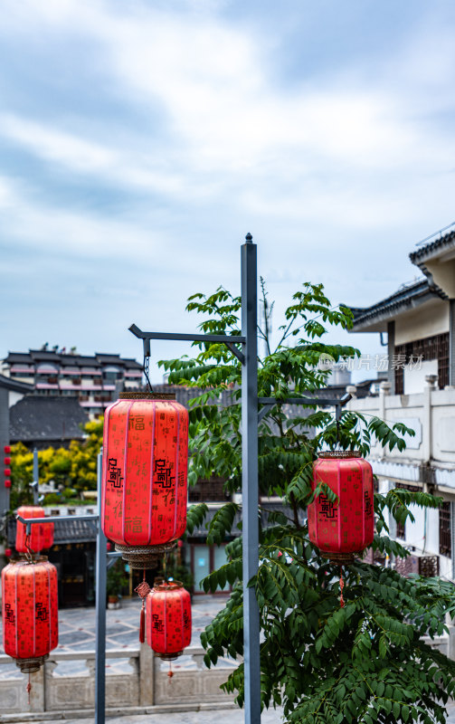 江苏徐州户部山戏马台古建筑群景点景观