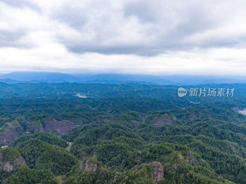 湖南怀化万佛山4A景区航拍摄影图