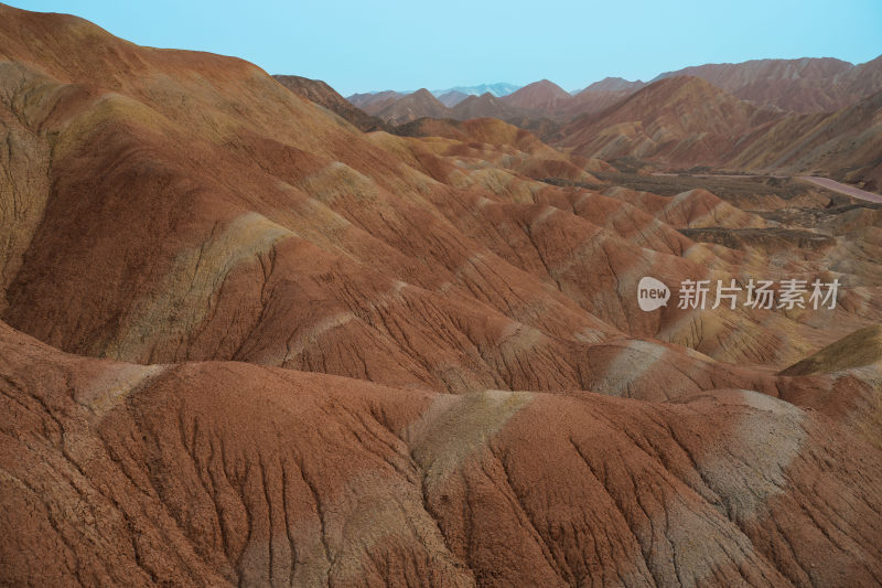 甘肃张掖七彩丹霞风景